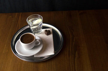 ready to be served a cup of coffee