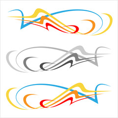 Vehicle Graphics, Stripe : Vinyl Ready Design