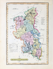 Fototapeta na wymiar Map of England and Wales