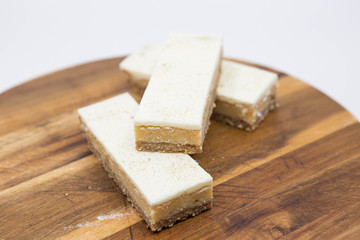 White Chocolate Caramel Slice