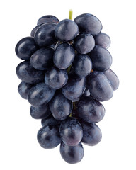 purple grape, isolated on white background, clipping path, full depth of field