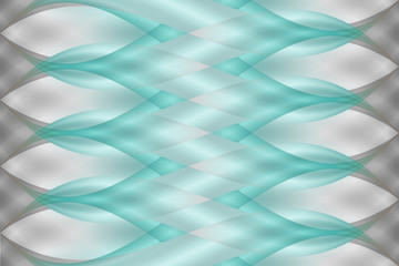 Vector abstract background of intertwining smooth shapes. Trendy gradients