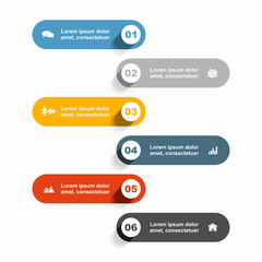 Infographic design template with place for your data. Vector illustration.