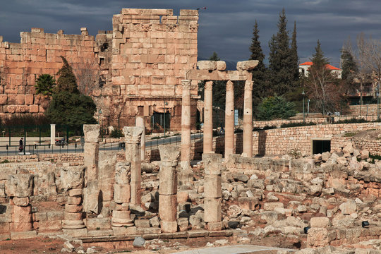 Venus Temple, Baalbek, Lebanon, Roman Ruins