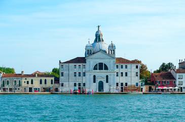 Fototapeta na wymiar Catholic church Le Zitelle, Santa Maria della Presentazione, Venice, Italy