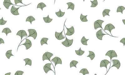 Floral pattern. Plant texture for fabric, wrapping, wallpaper and paper.