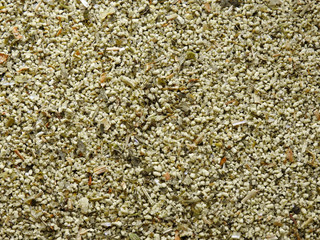 A mixture of dried spices. 