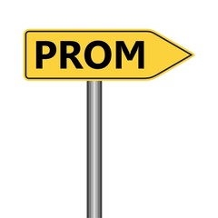 Prom icon, road sign