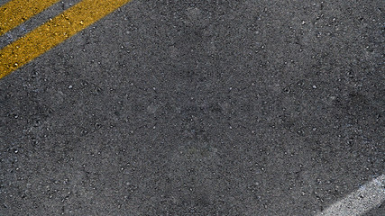 Asphalt Road line yellow