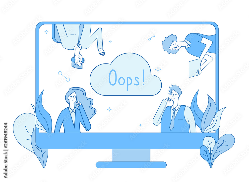 Poster page not found. computer network 404 error warning page lost oops mistake message not found problem 