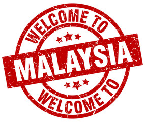 welcome to Malaysia red stamp