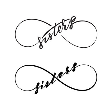 Sisters infinity symbols