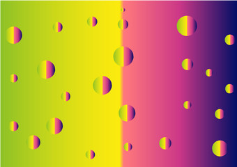 Creative geometric wallpaper. Trendy gradient shapes composition. Eps10 vector.