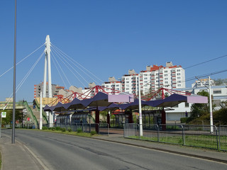 Der Stadtteil Heuchelhof in Würzburg