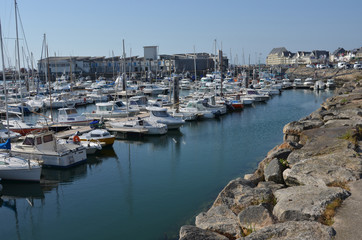 Fototapeta na wymiar Port de la Turballe et sa criée, France