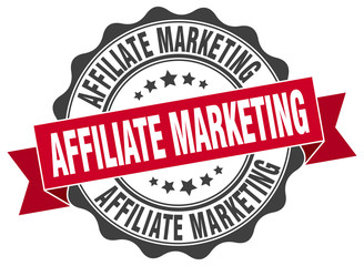 Obraz premium affiliate marketing stamp. sign. seal