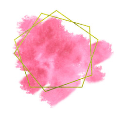 Art brush texture, watercolor background with frame. Logo brush painted watercolor background. Perfect For Logo, Sale banner, Icon, headline.