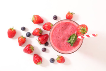 smoothie isolated on white background