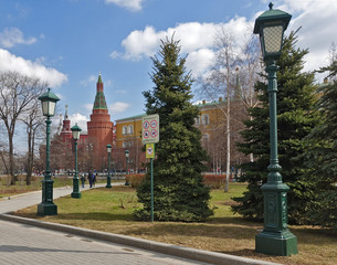 Alexander Garden in Moscow Russia