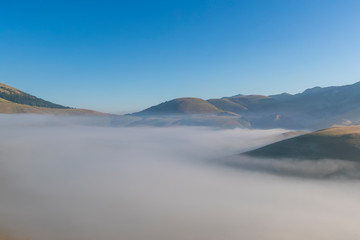 Plans Castelluccio in Italy