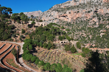 monastery, Qadisha Valley, Lebanon