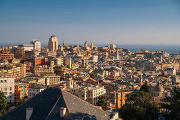 Panorama di Genova, Italia