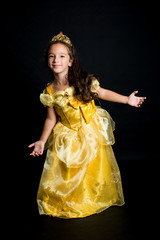 young girl dressed as a princess © ghigomeg
