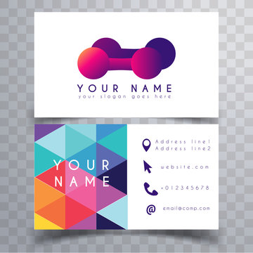 GYM or fitness business card template