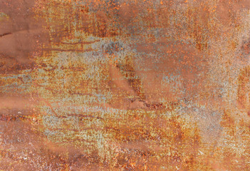 Abstract texture of rusty metal