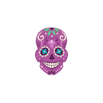 mexican skull illustration