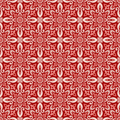 Fototapeta premium Azulejos Tile Vector Seamless Pattern
