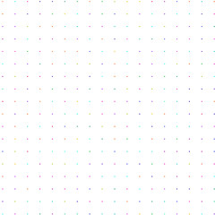 White background  with multicolored  points