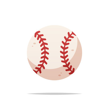 Baseball ball vector isolated illustration