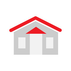 House Symbol or logo. Modern and trendy color style house icon for your design. Vector illustration.