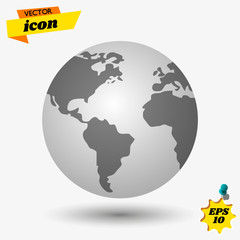world icon for your web site design, logo, app, UI. Vector illustration, EPS10. Vector illustration.