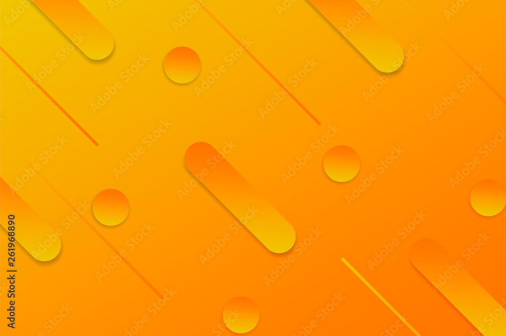 Poster Fluid landing page background with geometric form. Geometric background. Dynamic shapes composition. Trendy and modern background color. Cool banner design template in purple.