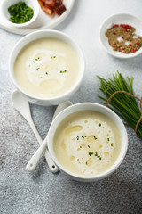 Creamy asparagus soup