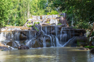 Waterfall Made by humans.
