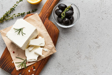 Greek cuisine concept