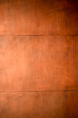 Brushed surface of brass, old plate of copper texture