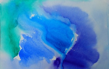 	Abstract watercolor background.