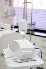 Stomatology instruments in dentists clinic.