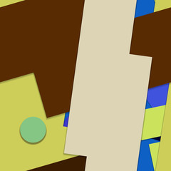 Fototapeta premium Flat material design - Creative vector trend seamless