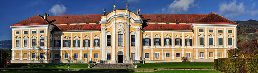Obraz premium Castle Schielleiten, Austrian Sports Resort in Styria, Austria