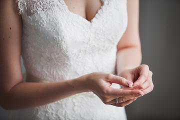 Wedding dress, preparation