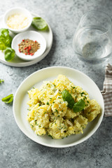 Homemade potato salad