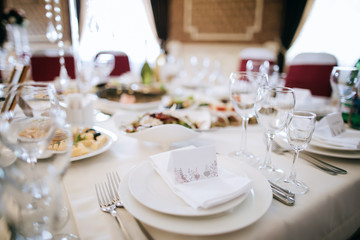 elegant table setting