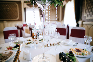 elegant dinner table setting