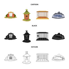 Vector illustration of nature  and fun  logo. Set of nature  and entertainment stock vector illustration.