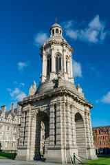 Fototapeta na wymiar The Campanile of Trinity College
